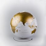 Sihirli Dönen Küre Gold 15 cm