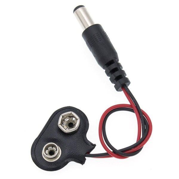 Bağlantı Kablosu 9V Pil - DC Güç için 10 cm