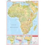 Afrika Kıtası Fiziki Haritası 70x100 cm
