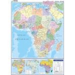 Afrika Kıtası Siyasi Haritası 70x100 cm