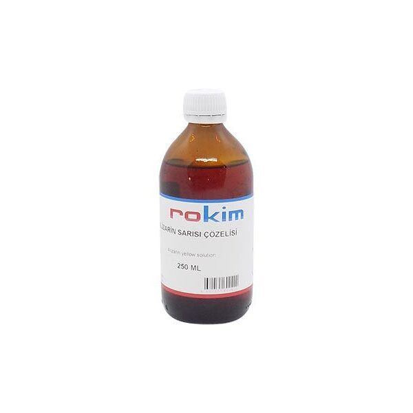 Alizarin Sarısı Çözeltisi 250 ml