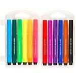 Jumbo Üçgen Keçeli Kalem 12 li Set (Plastik Kutulu) - Görsel 2