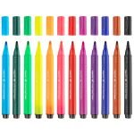 Jumbo Üçgen Keçeli Kalem 12 li Set (Plastik Kutulu) - Görsel 3