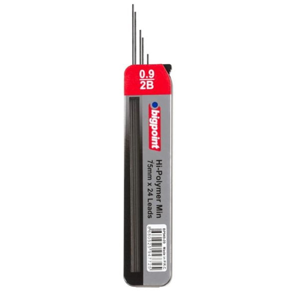 Kalem Ucu 0.9 mm 2B 75 mm 24 lü Tüp