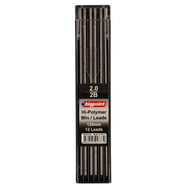 Kalem Ucu 2 mm 2B 120 mm 12 li Tüp