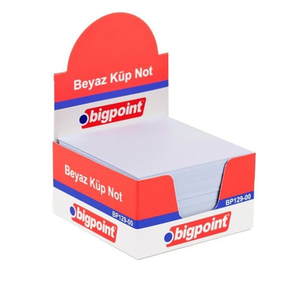 Küp Notluk Beyaz 8x8 cm