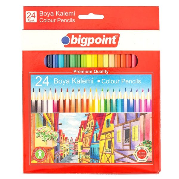 Kuru Boya Kalemi 24 Renk