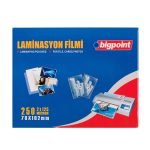 Laminasyon Filmi 78x102 mm 125 Mikron 100 lü Kutu