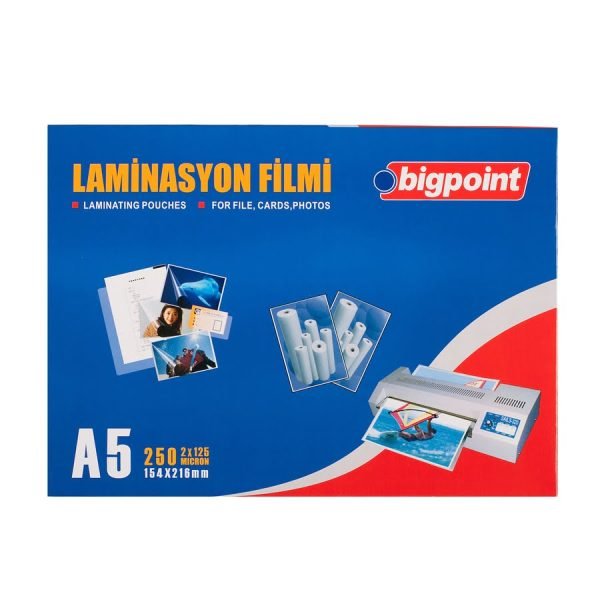 Laminasyon Filmi A5 125 Mikron 100 lü Kutu