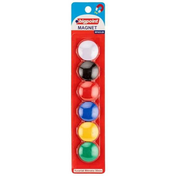 Magnet 30mm (Mıknatıs) 6'lı Blister