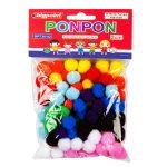 Ponpon 2 cm 10 Renk / 100 lü Poşet