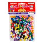 Ponpon Simli 1 cm 10 Renk / 200 lü Poşet