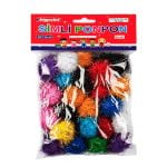 Ponpon Simli 5 cm 10 Renk / 25 li Poşet
