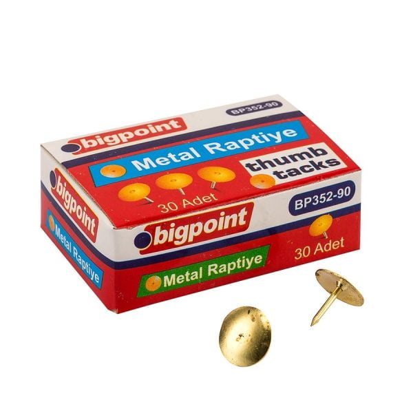 Raptiye Metal Sarı (Pirinç)
