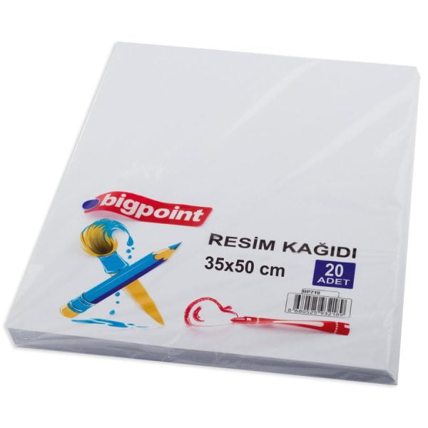 Resim Kağıdı 35x50 cm 20 li Paket
