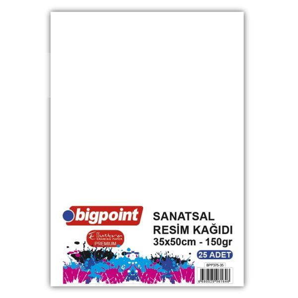 Sanatsal Resim Kağıdı 35x50 cm 150 Gram - 25 Yaprak