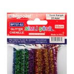 Simli Şönil 50 cm 7 Renk / 25 li Poşet - Görsel 2