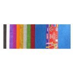 Simli Yapışkanlı Eva 20x30 cm Karışık 10 Renk