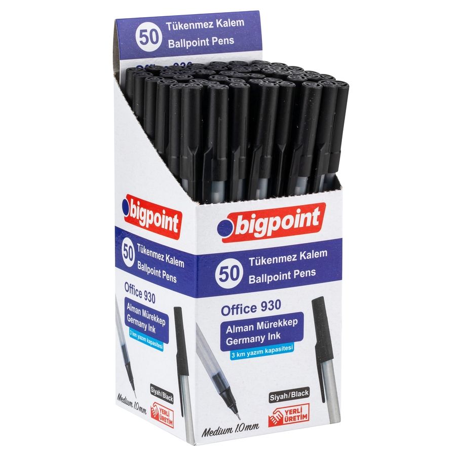 Bigpoint-Tukenmez-Kalem-Office-1.0mm-Siyah-Bigpoint-2-1 Tükenmez Kalem Office 1.0 mm Siyah - Görsel 3