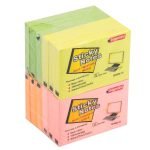 Yapışkanlı Not Kağıdı 75x50 mm Neon 4 Renk