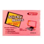 Yapışkanlı Not Kağıdı 75x50 mm Neon Kırmızı