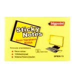 Yapışkanlı Not Kağıdı 75x50 mm Neon Sarı