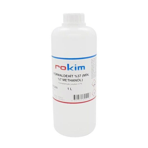 Formaldehit %37 (Min. %7 Methanol) 1 lt