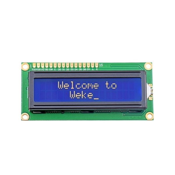 LCD Mavi Ekran Pinli 16x2 Karekter