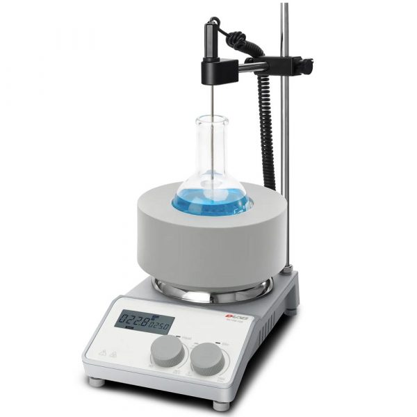 DLAB Dijital Mantolu Isıtıcılı Manyetik Karıştırıcı Isıtıcı Problu 280C 250 ml Balon için