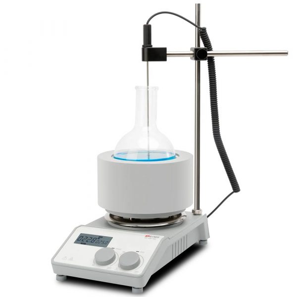 DLAB Dijital Mantolu Isıtıcılı Manyetik Karıştırıcı Isıtıcı Problu 280C 500 ml Balon için