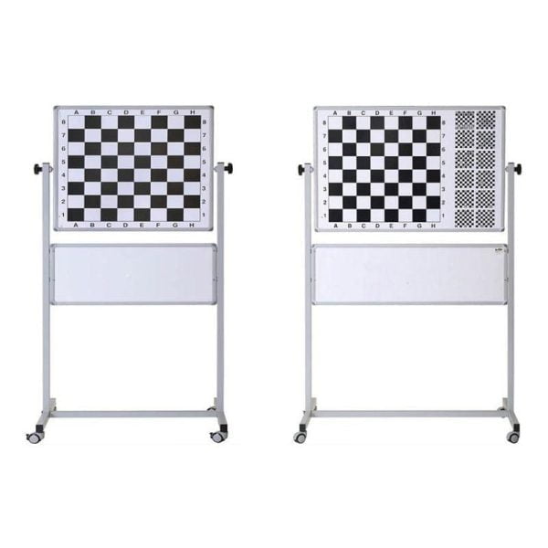 Tekerlek Ayaklı Mobil Satranç Tahtası 70x110 cm