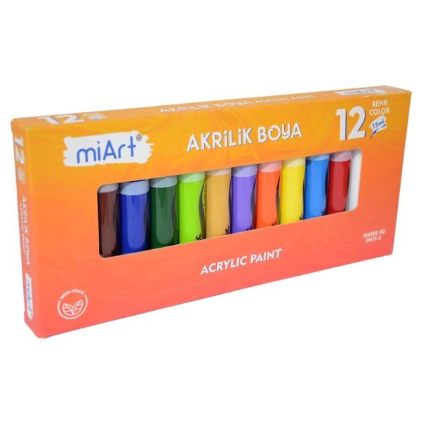 Akrilik Boya Seti 12 Renk 15 ml