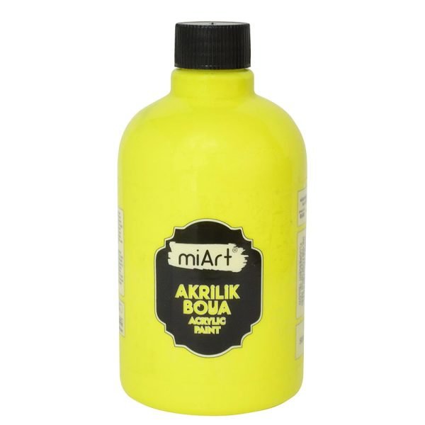 Akrilik Boya Fosforlu Sarı 500 gr