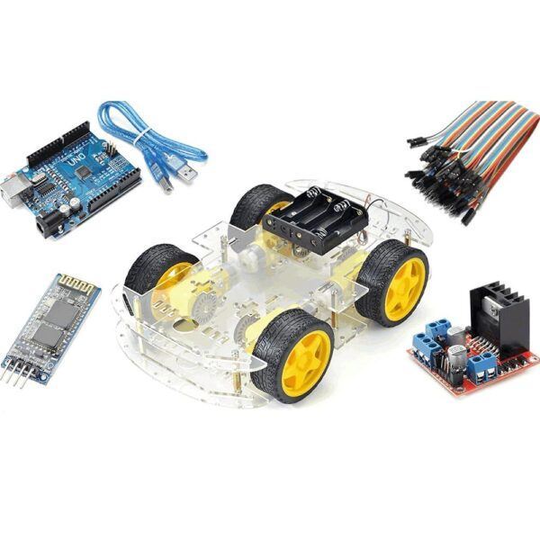 Arduino 4WD Bluetooth Robot Araba Kiti