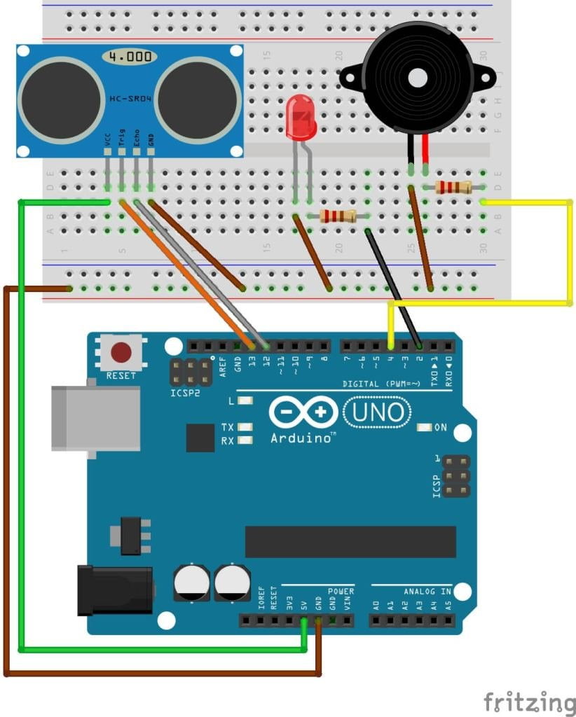 arduino ile park sensoru yapimi