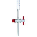 Büret Düz Şeffaf PTFE Musluklu 100 ml