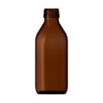 Cam Şişe Kahverengi Dar Ağızlı 150 ml