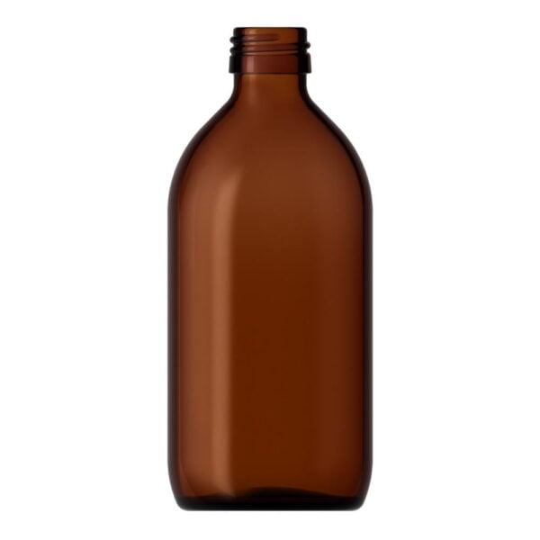 Cam Şişe Kahverengi Dar Ağızlı 250 ml