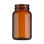 Cam Şişe Kahverengi Geniş Ağızlı 150 ml