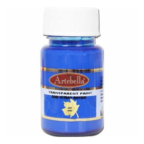 Cam Vitray Boyası Su Bazlı Mavi 50 ml
