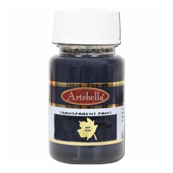 Cam Vitray Boyası Su Bazlı Siyah 50 ml