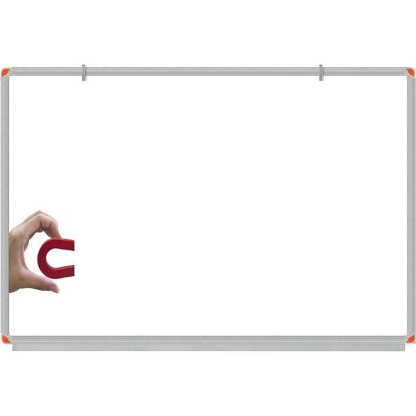 Duvara Monte Çelik Emaye Beyaz Yazı Tahtası 120x360 cm
