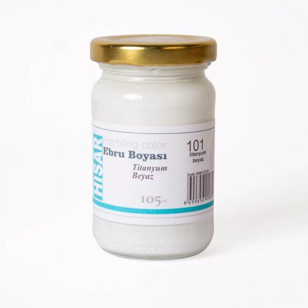 Ebru Boyası Titanyum Beyaz 105 ml
