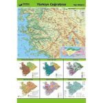 Türkiye Coğrafyası Haritaları Seti 15 Adet 70x100 cm - Görsel 7