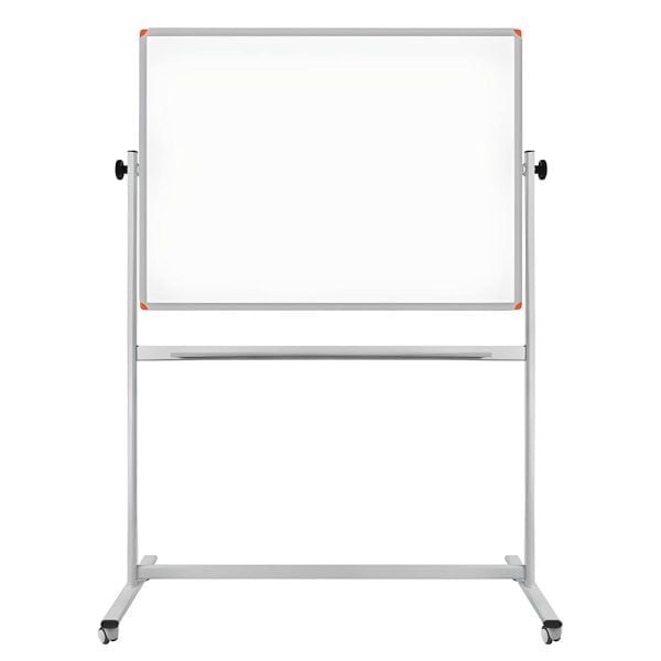 Tekerlek Ayaklı Mobil Çift Taraflı Çelik Emaye Beyaz Yazı Tahtası 120x200 cm