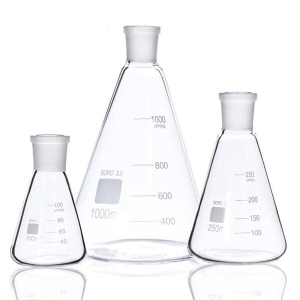 Erlen Cam Dar Boyunlu Şilifli 1000 ml