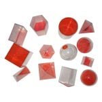 Geometrik Cisimler Takımı Şeffaf 13 Parça 6 cm - Görsel 2