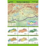 Türkiye Coğrafyası Haritaları Seti 15 Adet 70x100 cm - Görsel 6