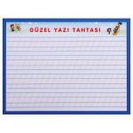 Çizgili Yazı Tahtası MDF Çerçeveli 60x80 cm