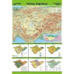 Türkiye Coğrafyası Haritaları Seti 15 Adet 70x100 cm - Görsel 8